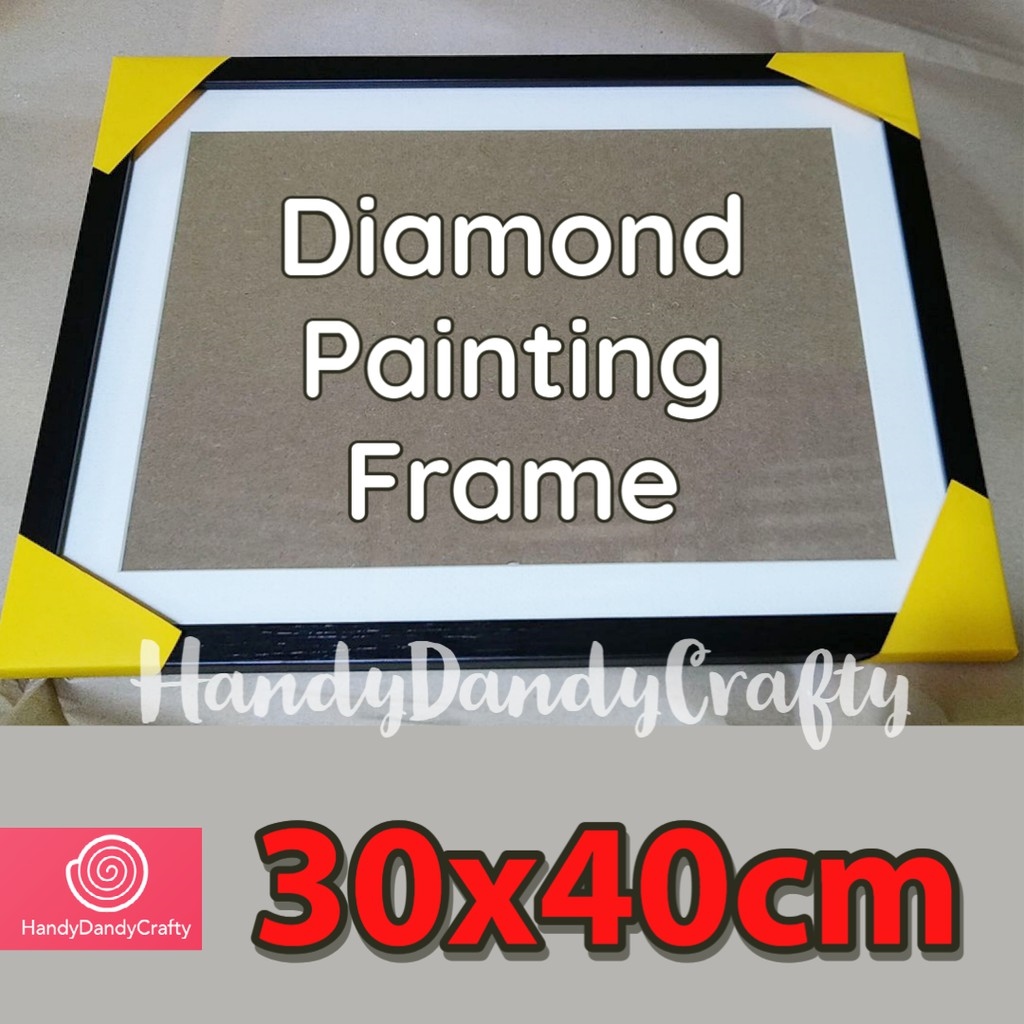 Ready Stock】 Diamond Painting Frame 30 x 40 cm